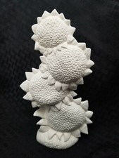Sunflower Stack Ready to Paint, Unpainted Ceramic Bisque 