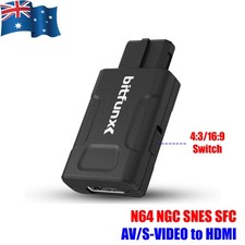 HDMI Cable Adapter Converter Composite AV to HDMI for Nintendo NGC N64 SNES SFC