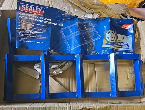 Sealey car ramp extensions - sealey,