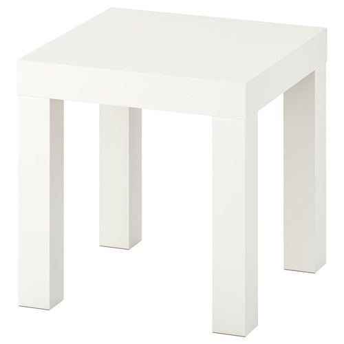 Ikea white side table - ikea,