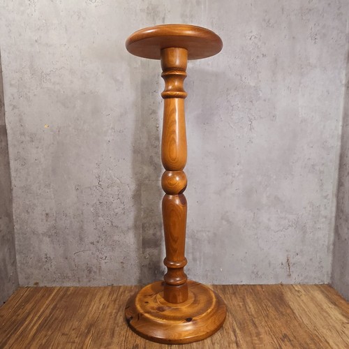 Vintage pine pedestal - vintage,