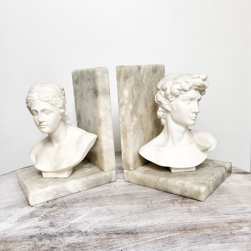 Marble grand tour bookends - grand,
