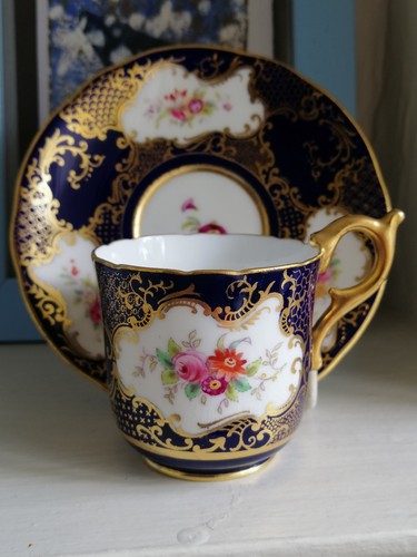 Antique coalport coffee cup - coalport,