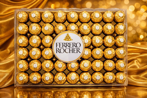 Ferrero rocher chocolate - rocher, box