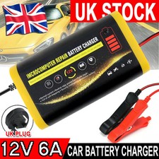 6A Car Battery Charger 12V