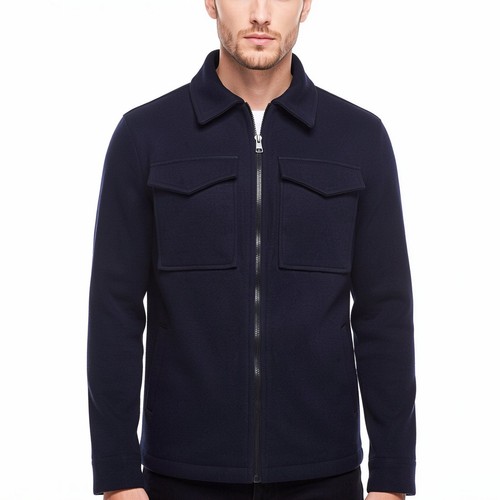 New mens coat wool look - mens,