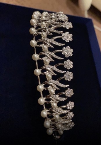 Swarovski tiara pearl - tiara, and
