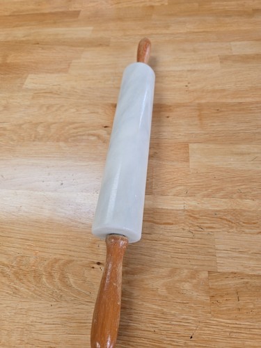 Preowned marble rolling pin - preowned,