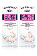 Woodwards Gripe Water 150ml-Original Dill Seed oil for Baby Bubbles - x2