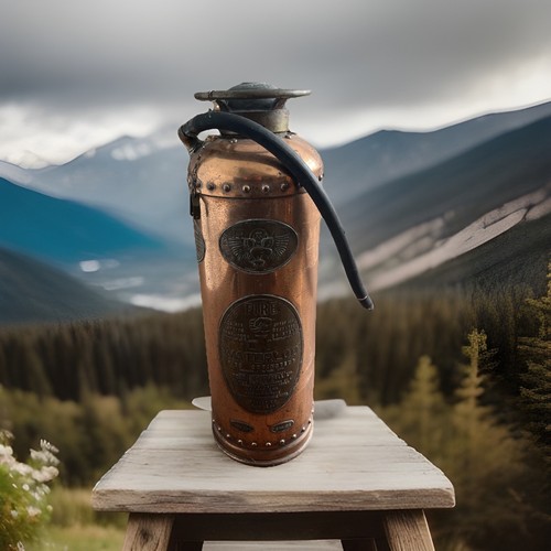 Rivited brass and copper - and,