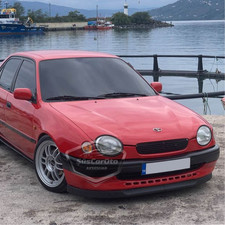 Front Bumper Lip Splitter 2 PCS–For Toyota Corolla Terra 99-02 –Flexible Spoiler