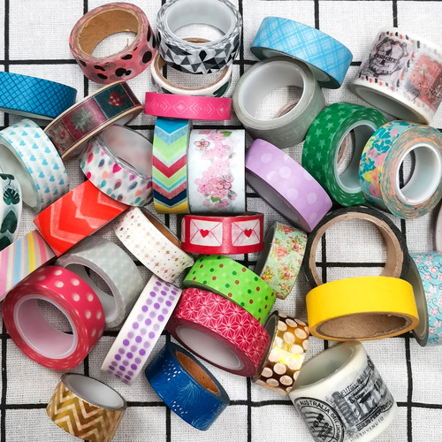 Rolls washi tape set lucky - washi,