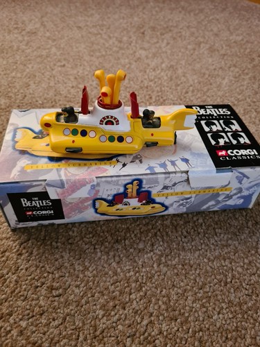 Yellow submarine corgi - submarine,