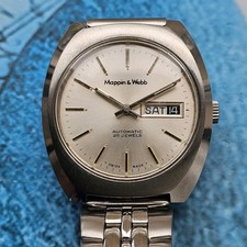 Vintage Mappin & Webb Automatic Men's Wristwatch  37 mm 