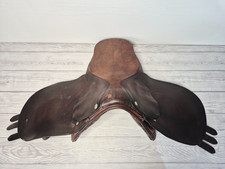 Pony Gibson Showing Saddle Straight Cut English Leather Medium Wide 14"
