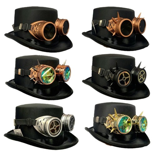 Steampunk top hat - top, fancy