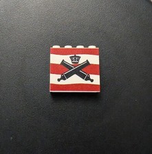 Lego Pirates Imperial Soldiers 1x4x3 printed panel brick