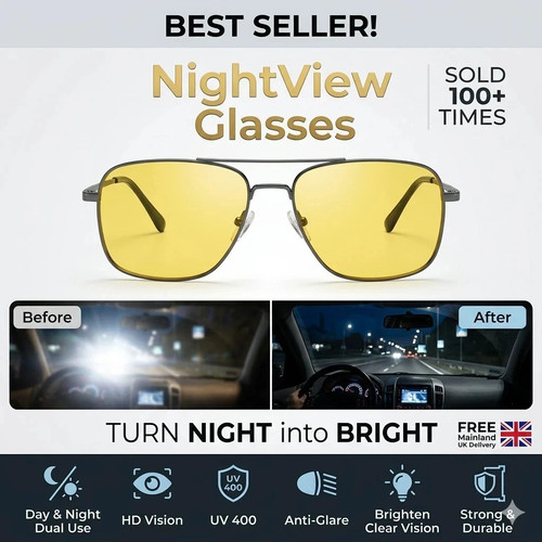 Night driving glasses with - aa,