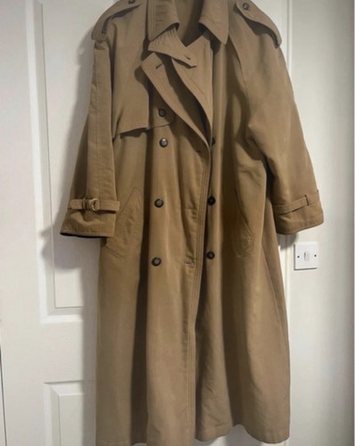 Woman camel vintage trench - woman’s,