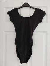 Capezio Black Leotard Size