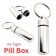 PILLBOX CASE STASH CONTAINER