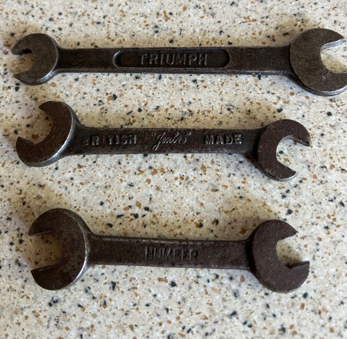 Vintage spanners triumph - x, spanners.