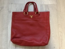 Prada Red Vitello Danio