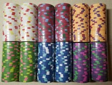 300 pc x New Real Clay Poker
