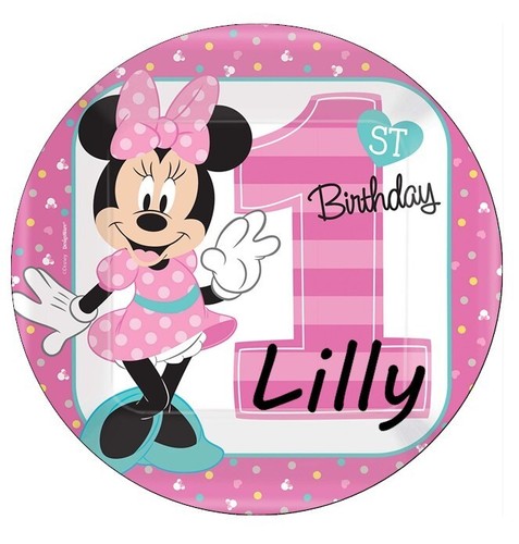 Minnie mouse 1st birthday - minnie,