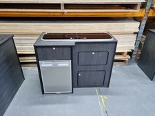 VW T5 T6 Vito Black hacienda Lightweight ply Camper kitchen pod crx50 9222
