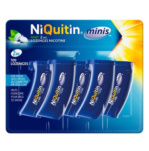 Niquitin minis 2mg - 100, mint