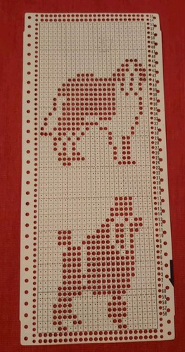 Hand punched punchcard suit - punchcard,