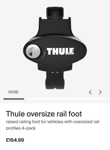 Thule foot pack for - thule,