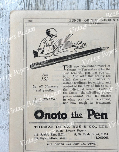 Onoto pen steamline model - steamline, girl