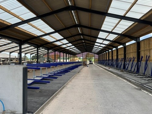 Steel portal frame building - frame,
