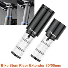 Bike Fork Stem Extension Stem Extender Handlebar Riser Extension Adapter New 1pc