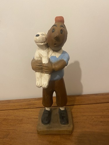 Vintage 30cm wooden - vintage, carved