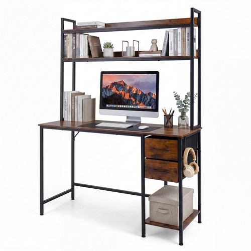 Computer desk with - computer,