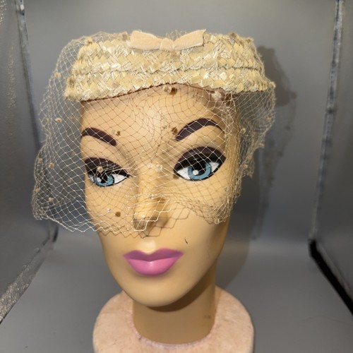 Vintage 1950 ladies - vintage, straw