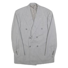 CERRUTI Mens Grey Wool Double