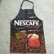 Vintage PVC Apron- Nescafe
