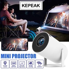 Mini Projector LED 1080P Home Cinema Pocket Party Theater 4K HDMI For Android 11