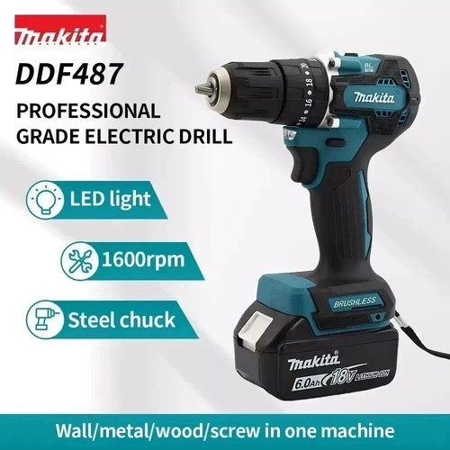 Makita ddf487 18v brushless - makita,