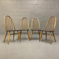 Set of 4 Vintage Ercol Windsor