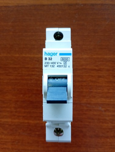 Hager 32a b32 32amp 6ka - hager,