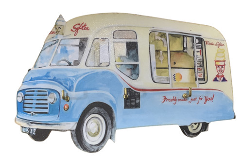 Ice cream van key - key, rack