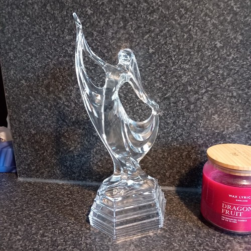 Clear crystal glass - crystal, lady