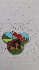 Fox and The Hound - Todd & Cooper Tree Trunk Mickey Icon - Disney Fantasy Pin