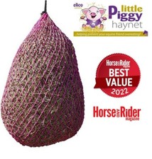 Elico Pink Little Piggy Slow Trickle Feed Very Small Hole Haynet Haylage Hay Net