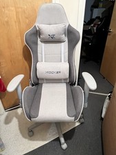 X Rocker Alpha Ergonomic Chair Grey Fabric, Office and Gaming Posture
